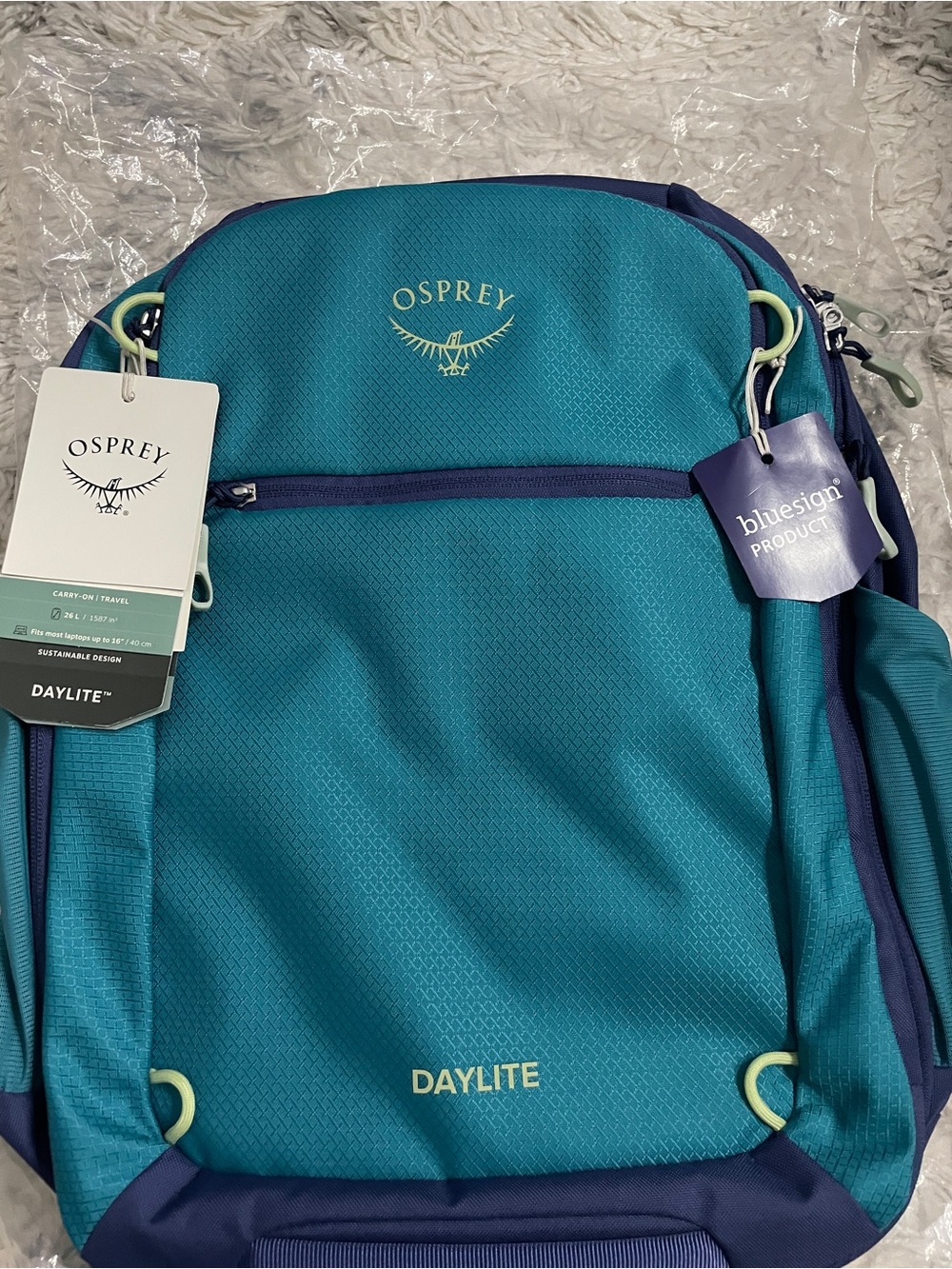 OSPREY Daylite Teal and Navy Backpack